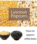 Knock Yourself Out Electric Coffee Roaster Machine With Precision Timer And Heat Dial Black Bean Popping And Nut Drying Appliance That Brings Dope Fresh Flavor Straight To Your Kitchen with black beans and popcorn.