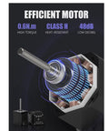 Efficient motor with high torque 0.6N.m, heat-resistant body for CNC structure metal parts for Voron and Trident 3D printers.