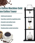 Kickstart Your Morning Routine With This Hella Smooth Cold Brew Coffee Tower Featuring A Slow Drip Ice Coffee Brewer With Adjustable Flow Control And Spacious Glass Container Pouring Five To Eight Cups Of Top Tier Chilled Java For Daily Office Use.