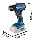 Badass 18V Cordless Drill Driver With Brushless Motor And Smooth Shifting Dual Speed For Tearing Through Tasks Without A Sweat, side view