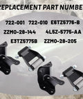 Heavy Duty Rear Leaf Spring Shackles And Hanger Bracket Repair Kit Fits Ford Ranger 1986 2011 And Mazda B2300 B3000 B4000 B2500