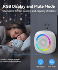Wireless Door Chime Sensor Alert With 1000 Ft Range, 61 Melodies, 5 Volume Levels, RGB LED Light, Instant Door Open Notifications For Home Office Store, Perfect For Kids Seniors And Dementia Care; RGB display, mute mode