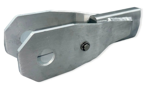 Aluminum Four Spring Lower Tarp Arm For Dump Truck And Trailer Tarp System, 93 Inch Length, TIG Welded, angled view