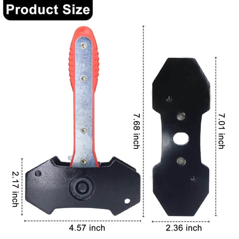 Brake Caliper Press Tool With 360 Degree Swing Ratchet Piston Compressor Pad Spreader DIY Ready Pro Grade And Two Extra Steel Plates