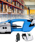 Heavy Duty Automatic Hot Melt Strapping Tool That Knocks Out 13 To 16 Mm Pp And Pet Straps With A Reliable 3000 Mah Battery in warehouse.