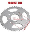 Heavy Duty 48T 8-Hole Sprocket For 40 41 420 Chain Fits Predator 212cc 196cc with size measurements
