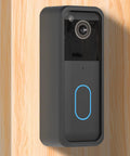 Adhesive Mount for Second Gen Video Doorbell No Drill Mounting Bracket on wooden surface