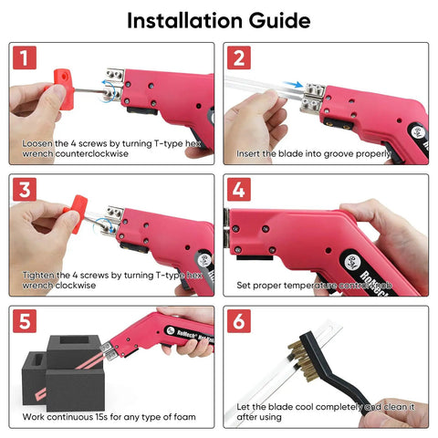 Heavy Hitter Electric Hot Knife Foam Cutter With 200 Watt Adjustable Heat Zero Hassle Quick Heat Up Slick Cutting Wire And Tough Carry Case For Eps Xps Eva Foam And Crafts