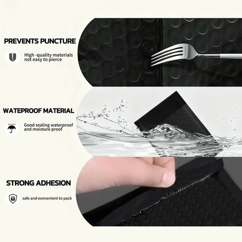 4x8 Small Bubble Mailers 100 Pack Waterproof Padded Envelopes With Self Seal Adhesive Shipping Bags demonstrating puncture resistance, water resistance, and strong adhesion