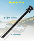 Transmission Dipstick Replacement For 6F24 Automatic Transmissions 10323A 10323B shown with size dimensions against landscape background