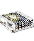 Beefy 35 Watt 24 Volt Switching Power Supply With Hella Efficient Universal 85 To 264 Vac Input Super Sleek Metal Cover angle view