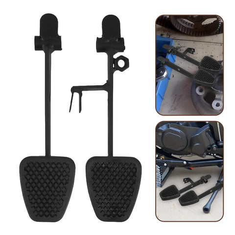 Durable Go Kart Brake And Throttle Pedal Set With Non Slip Foot Support For ATVs And Off Road Vehicles Easy Bolt On Replacement