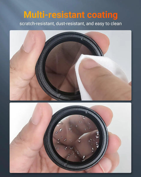 Cleaning and water-resistant features of 40mm Ultra Slim CPL Circular Polarizer Filter For Dash Cams N4 Pro N5 N4S S1 Pro Max E1