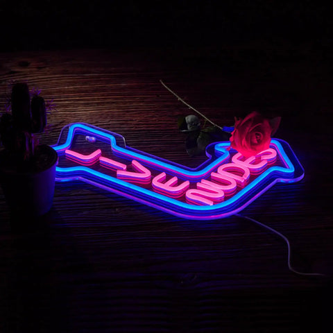 Neon Sign Wall Decor For Man Cave Bar Hangout Beer Lover Vibes LED Neon Light With Dimmer Flexible Silicone Strip On Board