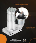 High Torque Mini Starter For Chevy Small Block And Big Block V8 153 And 168 Tooth Flywheel Compatible 1.4KW 1.88HP S114-823 with battery cable