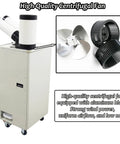 Heavy Duty Mobile Air Conditioner Brings The Cool With A Major 15400 BTU Punch For Rapid Spot Cooling featuring centrifugal fan and smooth glide wheels.