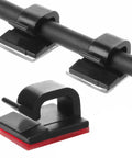 Stick On Cable Clips 30 Pack Black Adhesive Cord Organizer For Desk And Office Use Wire Clips Cable Holder