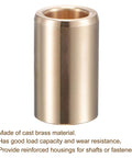 Self Lubricating Cast Brass Sleeve Bearing With 12mm Bore, 18mm Outer Diameter, 30mm Length, Plain Bushing For High Temperature