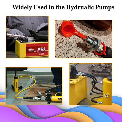 Two Pack Three Eighths NPT Hydraulic Quick Connect Disconnect Couplers 10000 PSI High Pressure Replaces Enerpac C604 installed