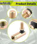 2 Pack Ball Joint Kit Built Tough For John Deere LX280 2WS LX289 AM133692 Rebuild AM133691 5 Eighth Inch Drag Link Replacement For GT225 GX255 GT235 GT245 X304 threaded ball joint with boot