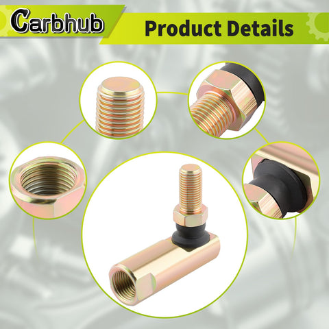 2 Pack Ball Joint Kit Built Tough For John Deere LX280 2WS LX289 AM133692 Rebuild AM133691 5 Eighth Inch Drag Link Replacement For GT225 GX255 GT235 GT245 X304 threaded ball joint with boot