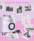 Kids Instant Print Camera Paper Refills 16 Rolls White Thermal Paper For Photo Printer Compatible With ESOXOFFER Dylanto Cimizi Himont Kids Cameras Each Roll About 236 Inches Long Prints 75 To 90 Photos for kids instant camera
