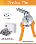Type M Nail Ring Pliers With 3600 Clips Hog Ring Pliers For Fencing And Upholstery Diy Projects