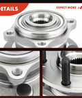 Close-up of Front Wheel Bearing And Hub Assembly 5 Lug Fit For Kia Sorento 2011 To 2015 And Hyundai Santa Fe 2007 To 2020