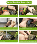 Installation process of 36 Pack Dethatcher Tines Replacement Compatible With Greenworks 27022 And 2500600G