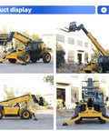 Compact Electric Forklift Truck One To Two Point Five Ton Capacity showcasing lift and stability on a loading dock.
