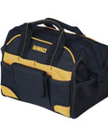 Tradesman's Tool Bag 12 Inch Heavy Duty Poly Fabric With 9 Interior Pockets Including A Zippered Pocket And 20 Exterior Pockets