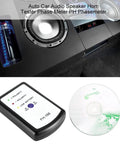 FH-168 Automotive Speaker Polarity Tester And Phase Meter For Car Audio Systems Quick Check Of Positive And Negative Wiring black tester with CD