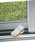 Get Your Track Setup Running Like Butter With These Heavy Duty Sliding Door And Window Pulleys Crafted From Premium Stainless Steel And Fitted With Dual Copper Wheels For Effortless Everyday Glide installed in window track.