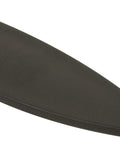 Close-up of Realistic Kukri Trainer for Safe Practice and Drills, blade tip, 12-Inch Blade, Santoprene Handle, Black Finish
