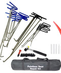 Universal Car Dent Repair Tool Kit 21 Piece Set For Auto Body Dents Hail And Door Damage Easy Fix With Hook Rods