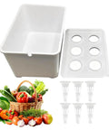 Six Hole Hydroponic Growing Box System For Indoor And Outdoor Gardens Soilless Cultivation Dope For Home Growers with accessories