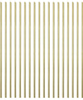 20 Pack 3mm Solid Brass Lathe Rods Set for DIY Crafts, 12 Inch Length, showing all rods neatly aligned in a row, corrosion resistant bar stock.