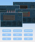 User interface of software settings for the 75 Percent Wireless Mechanical Keyboard With Magnetic Hall Effect Switches And A Rock Solid Aluminum Build Designed For Straight Up Lightning Fast Triggers That Make Your Daily Setup Feel Like A Pro Gaming Station.