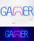 Led Gamer Neon Sign Dimmable With Adjustable Brightness For Game Room Decor Dope Neon Wall Light For Teen Gamer Room Gift