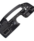 Black dash bezel panel for 1992–1997 Ford F-Series/Bronco; back-side view, instrument cluster trim