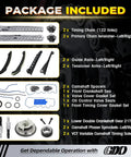Package contents of Beefed Up All In One 5.4L Timing Chain Kit for Ford F150 and Lincoln Navigator, including detailed component list