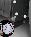 30 Piece Set Nylon Universal Cable Tie Buckles Heavy Duty Self Locking For Car Auto Repair Bumper Fixing in use