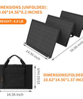 Portable 60W Foldable Solar Panel For Camping On The Go Powers Cell Phones And Tablets With 5V USB And 18V DC Lightweight Ultra Thin