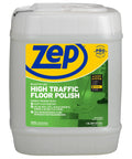 Top Tier High Traffic Floor Polish In A Five Gallon Pail for durable slip-resistant shine and protection on various flooring.