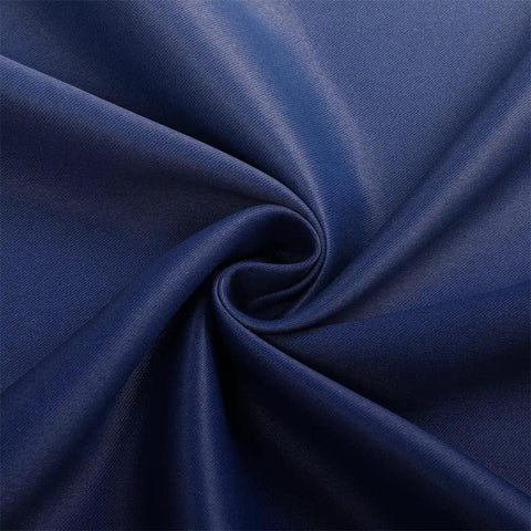 Close-up of fabric texture for Dope Ombre Navy Blue And White Blackout Curtains For Bedroom And Living Room 95 Inch Long Room Darkening Panels Set