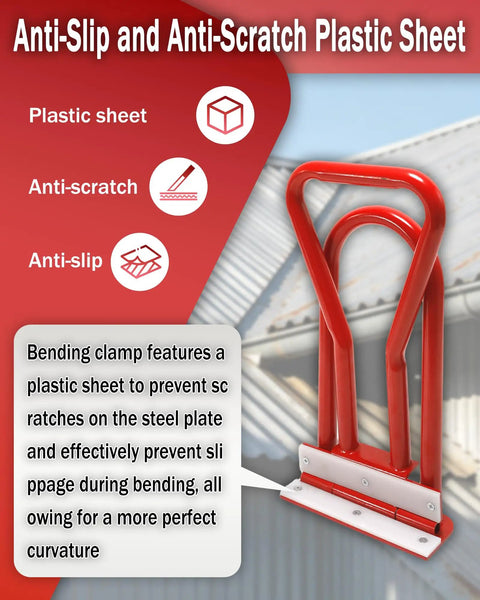 Real Deal Heavy Duty Standing Seam Roofing Tools With Non Slip Grip Lining For Zero Sweat Manual Eave Seam Locker And Efficient 90 To 108 Degree Metal Panel Folding