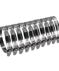 Beefy 4 Inch Worm Gear Hose Clamp Full Stainless Steel With Half Inch Band Width Fits 90mm To 114mm Hose Clamps SAE 64 Range