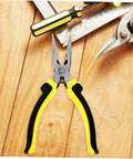 Straight Shooter Electrical Wire Stripper Plier Built For Fast Job Sites And Diy Crews Featuring Slick Ergonomic Handle on wooden surface.