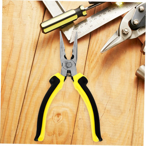 Straight Shooter Electrical Wire Stripper Plier Built For Fast Job Sites And Diy Crews Featuring Slick Ergonomic Handle on wooden surface.