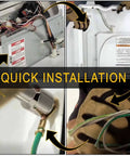 Washer Lid Switch Direct Replacement For Whirlpool And Kenmore Washers 285671 V quick installation demo with wiring details